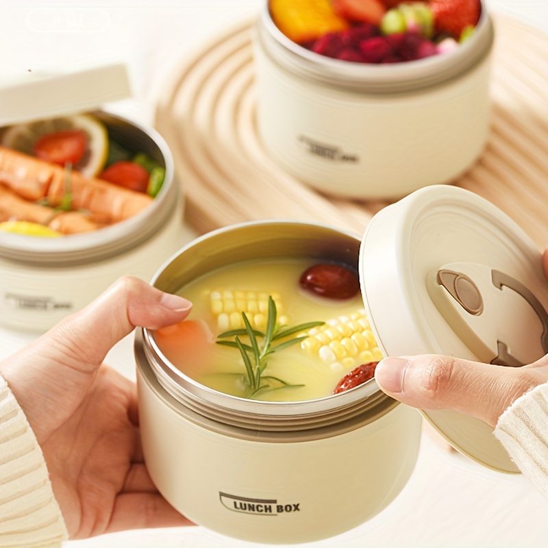 Food Grade Portable Soup Cup With Lid, High Temperature Resistant, Microwave  Oven Leak-proof Breakfast Cup, Creative Mini Food Container, For Back To  School, Class, College, School Supplies, Kitchen Organizers And Storage,  Kitchen