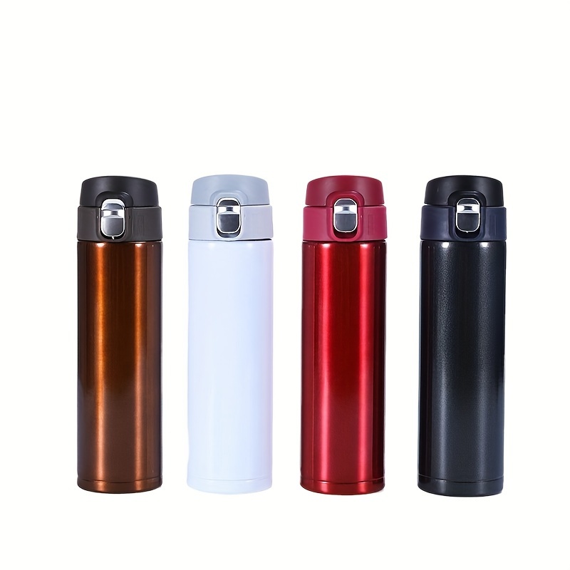 New Gift 500Ml Bullet Double-Layer Vacuum Thermos Coffee Tumbler Travel Mug  Business Trip Water Bottle Tea Infuser Bottl