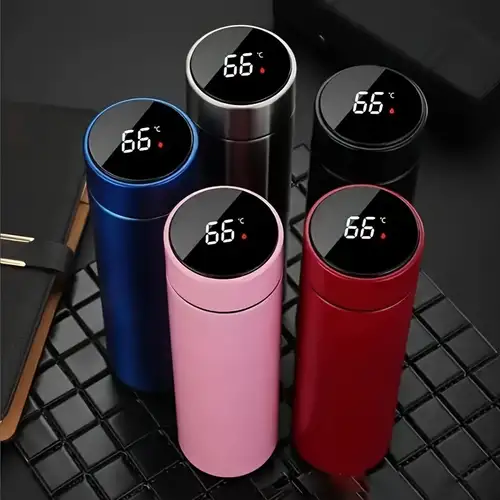 Smart Thermos Bottle LED Temperature Display Coffee Cup 316