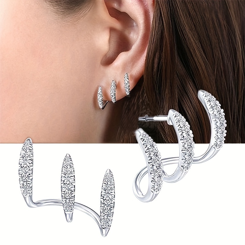 Stainless Steel Stud Earring Findings Claw Style Blanks - Temu