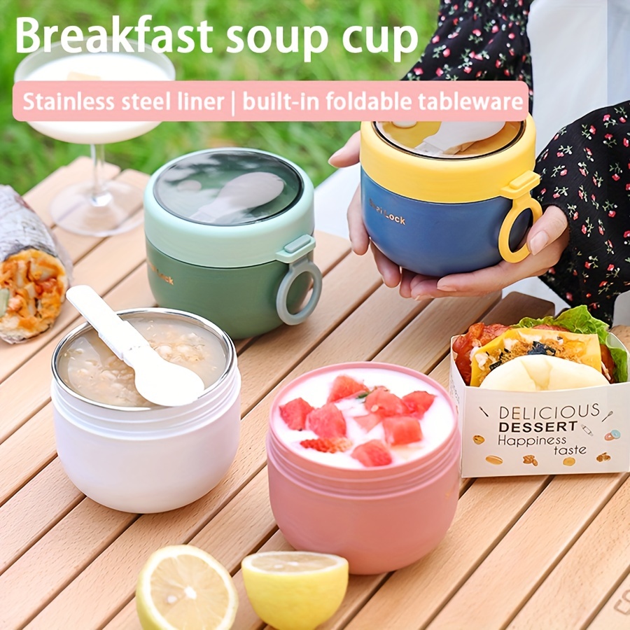 Healthy 316 Stainless Steel Thermal Lunch Box for Kids School Cute Soup Cup  Small Thermos Insulated Food Containers Lunchbox Jar