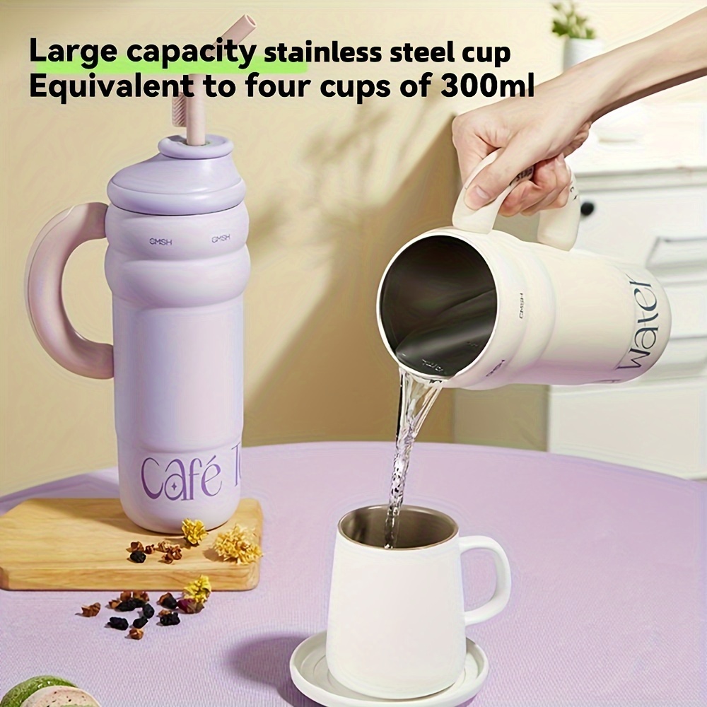 Insulated Jujube Wood Coffee Mug With Handle - Reusable Drinking Cup For  Home, School, And Office - Keep Your Beverages Hot Or Cold All Day Long -  Temu