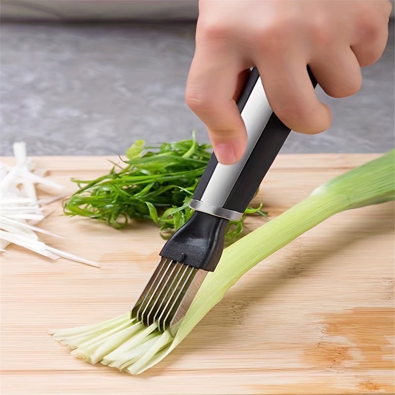Stainless Steel Onion Fork, Kitchen Fruit And Vegetable Slicing Tool, Onion  Fork, Pine Meat Needles - Temu