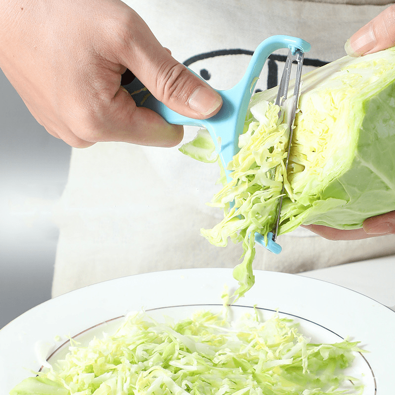1pc Multifunction Cabbage Grater, Stainless Steel Peeling Knife, For Purple  Cabbage Garden Lettuce, Shredder With Wide Mouth, Multifunctional Vegetable  Fruit Peeler
