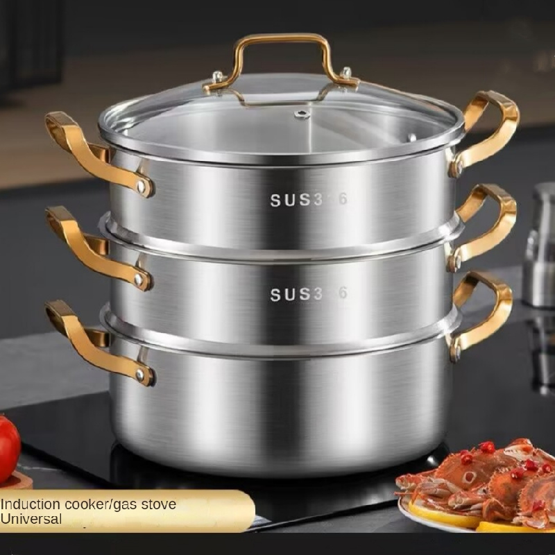 Quality Stainless Steel Steamer Preferred For Home Steaming - Temu