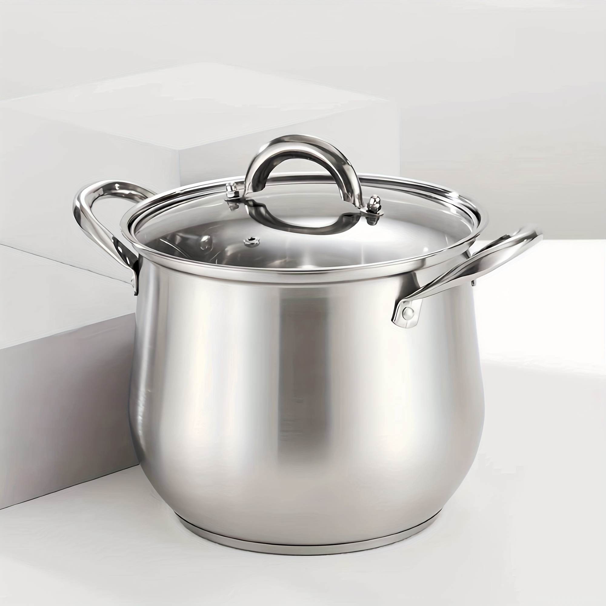 3-Gallon 304 Stainless Steel Stock Pot