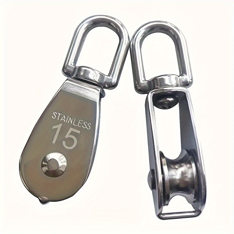 Marine Grade 316 Stainless Steel Swivel Eye Pulley Block Perfect