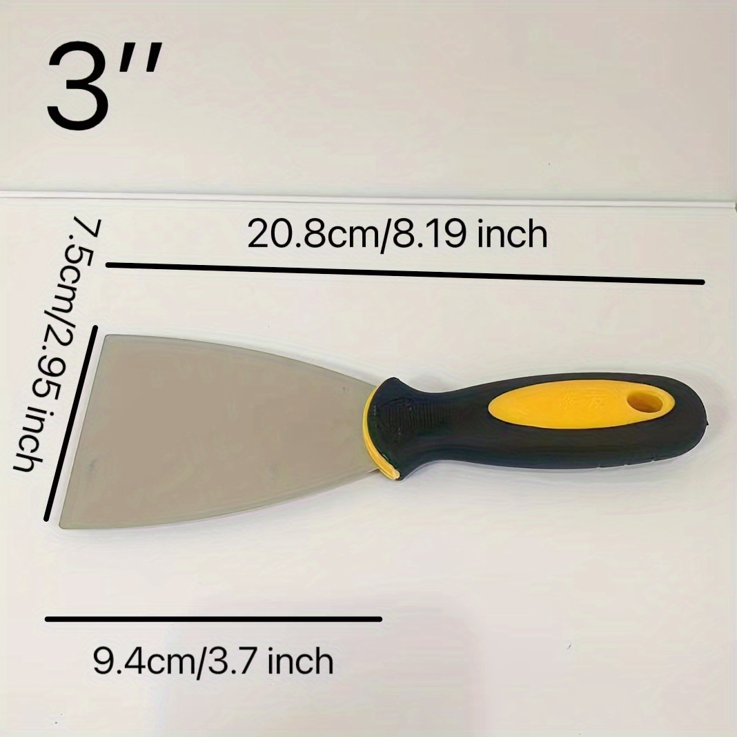 Putty Knife Scrapers, 1.5 Inch Spackle Knife, Metal Scraper Tool for  Drywall Finishing, Plaster Scraping, Decals, and Wallpaper