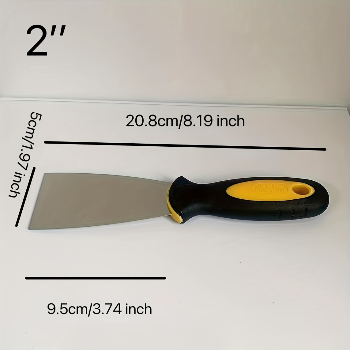 Putty Knife Scrapers, 6 Inch Spackle Knife, Metal Scraper Tool for Drywall  Finishing, Plaster Scraping, Decals, and Wallpaper