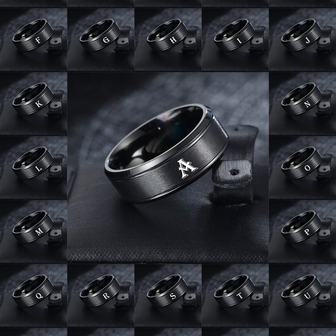 Titanium Steel Rings For Men Silvery Rotatable Rings Ideal - Temu