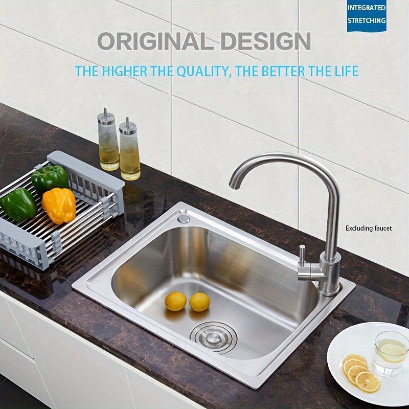 Pure Handmade Stainless Steel Sink Dish Washing Basin - Temu