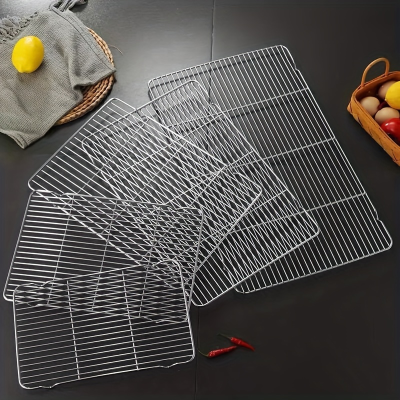 Stainless Steel Baking Sheet Cookie Pan with Wire Rack Set for Oven and  Dishwasher Non Toxic Heavy Duty Cooling Rack Set - AliExpress