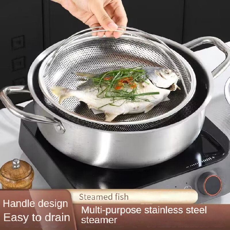 3 tier Stainless Steel Steamer Set Easy Chinese Kitchen - Temu
