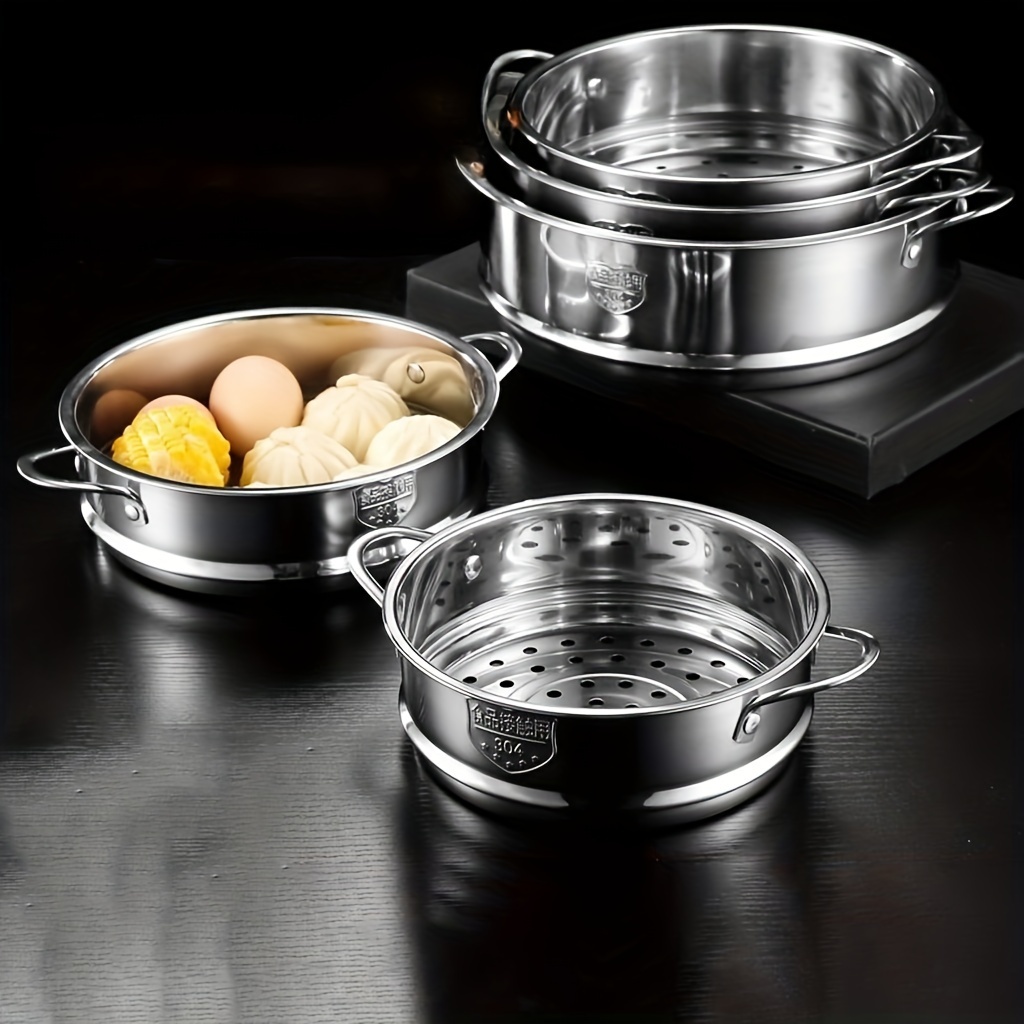 304 Stainless Steel Rice Cooker Steamer Basket Thickened High Quality  Deepened