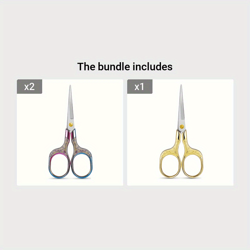 Stainless Steel Vintage Scissors Sewing Fabric Cutter Embroidery Scissors  Tailor Scissor Thread Scissor Tools For Sewing Shears - Temu