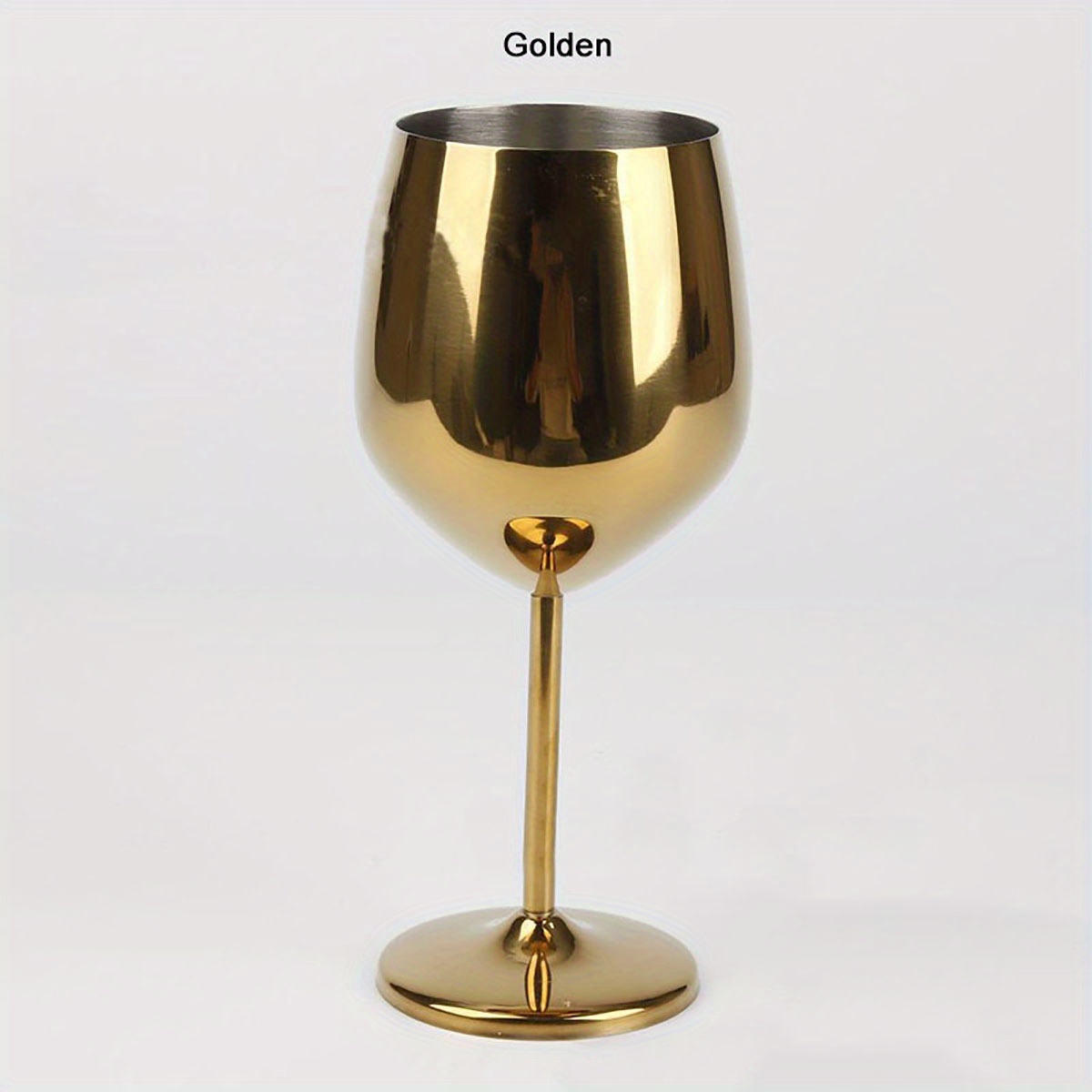 Stainless Steel Red Wine Glass Bar Creative Goblet Metal Cocktail Champagne  Glass Shatter Resistant Wine Glass