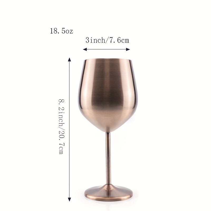 Stainless Steel Wine Glass Champagne Glass Whiskey Glass - Temu