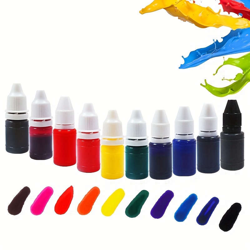 1pc Premium Refill Ink For Self Inking Stamps And Stamp Pads, Black Color -  Red 1 Oz.