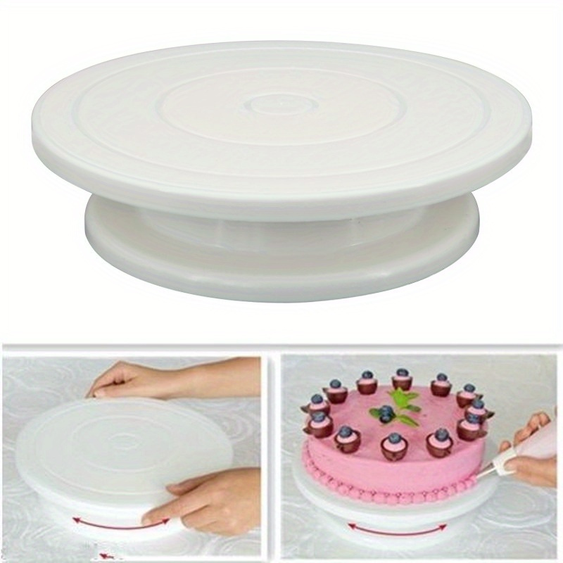 Cake Decorating Turntable Stand Kit - Rotating Baking Supplies Spinning  Table R