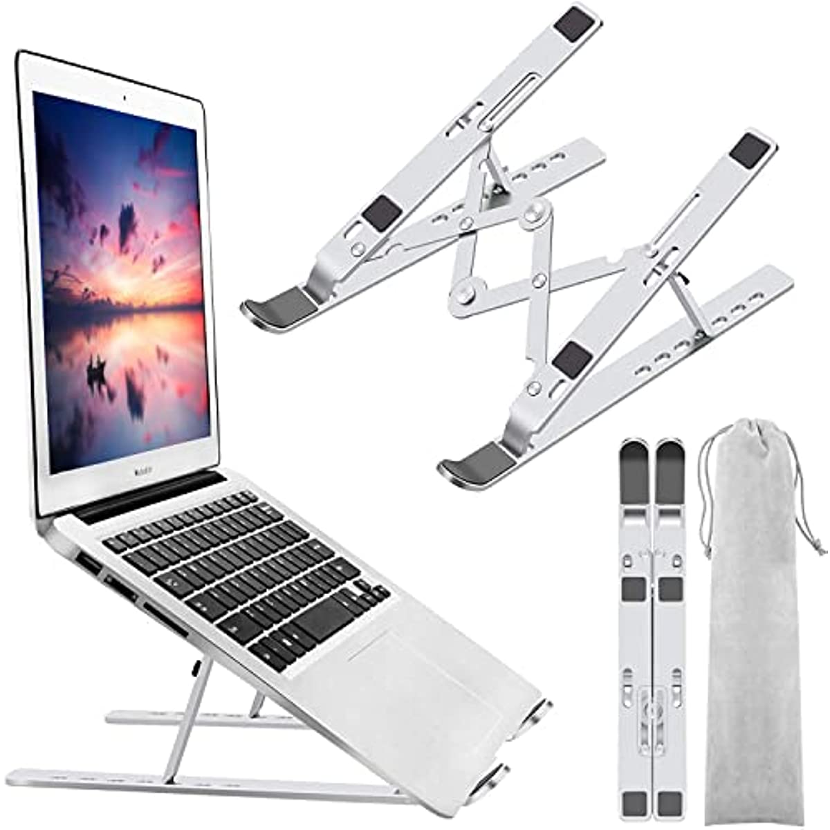 UGREEN-soporte Vertical para portátil, accesorio plegable de aluminio para  Notebook, tableta, Macbook Air Pro, PC de 17 pulgadas