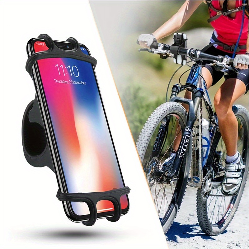 Support Téléphone Vélo Étanche, Support de Téléphone pour Moto à Rotation à  360°, Support de Téléphone pour Cyclisme, Sacoche de Guidon de Vélo avec  Écran Tactile Sensible pour Smartphone jusqu'à 7'' 