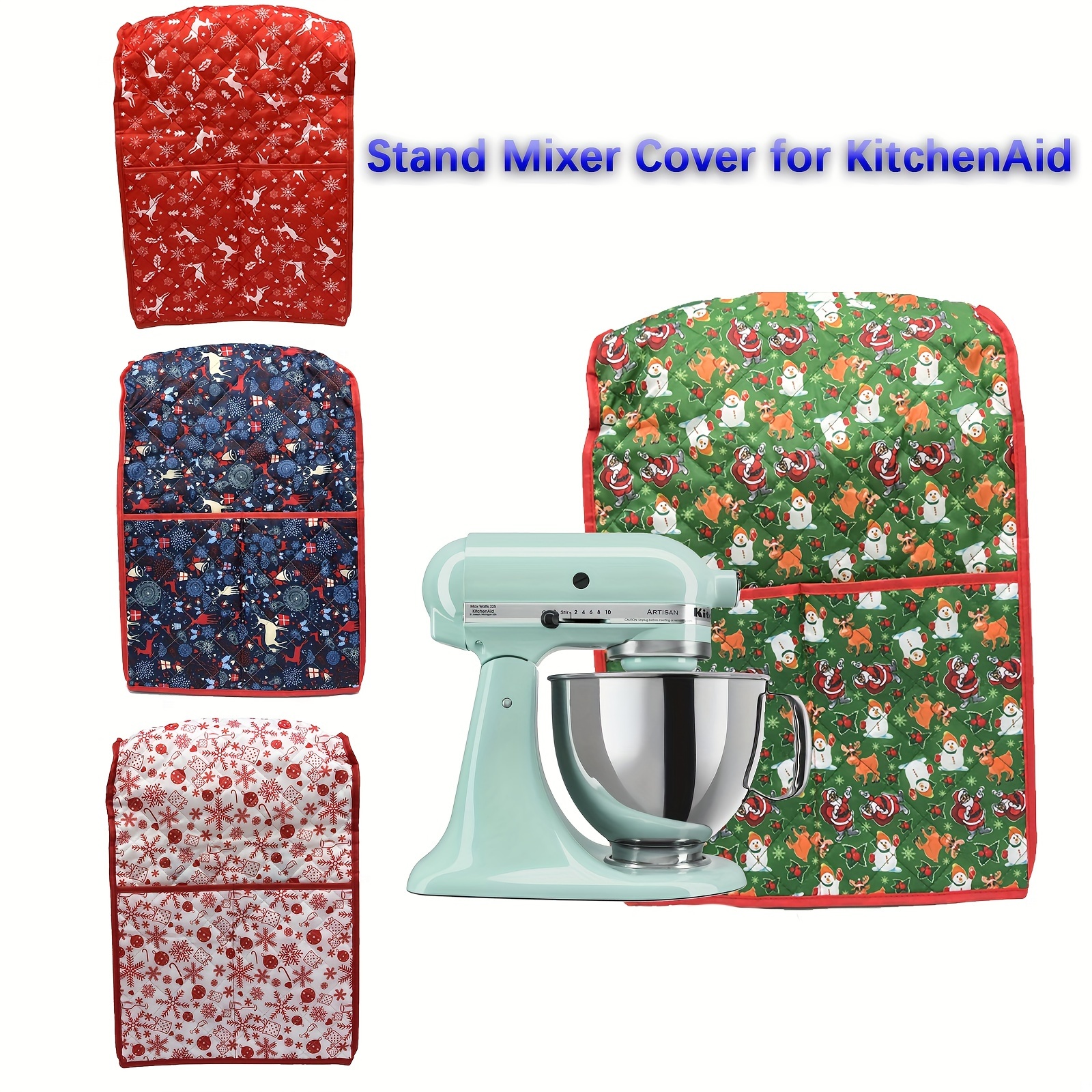 NICOGENA Dust Cover for KitchenAid Tilt Head Stand Mixer 4.5-5 Quart, 3  Outer Pockets Can Storage Accessories, Grey price in Saudi Arabia,   Saudi Arabia