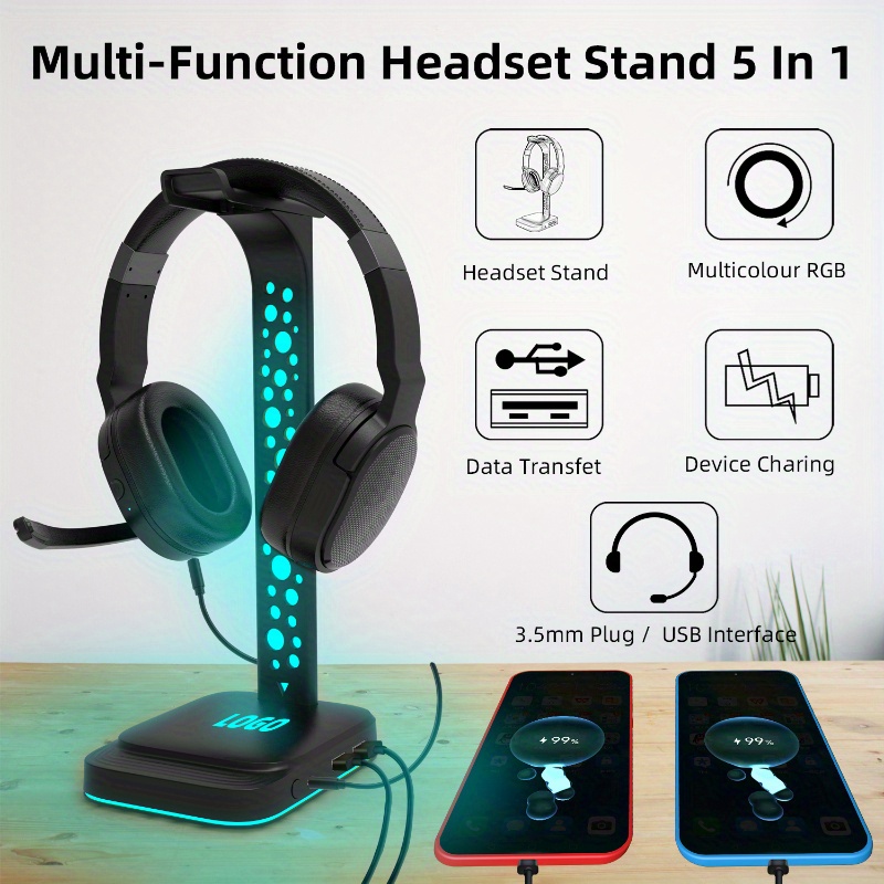 Dropship Headphone Stand Holder Under Desk, PC Gaming Headset Hanger Mount, Earphone  Stand Accessories, Headset Hook Holder For All Over Ear Headphone, For All  Gamer Headset And Table Boards to Sell Online