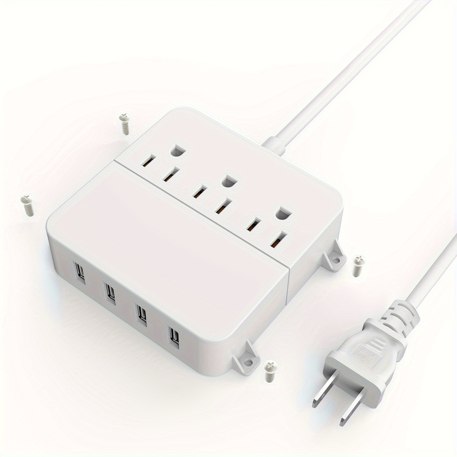  Adaptador de enchufe de viaje de Reino Unido Irlanda, adaptador  de corriente TESSAN tipo G con 2 puertos de cargador USB, 2 salidas  estadounidenses, convertidor de enchufe de EE. UU. a