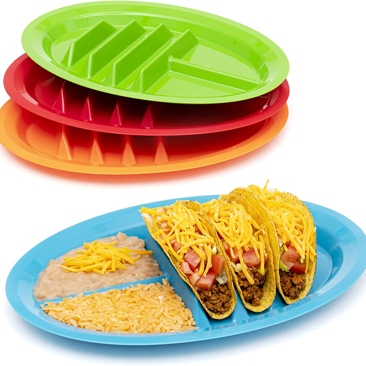 1pc Bamboo Taco Holder, Cake Tray With Handle And Clip, Can Hold 8 Tacos,  Cornbread Rolls Holder, Wooden Tower Cake Tray For Party, Home, Fast Food Sh