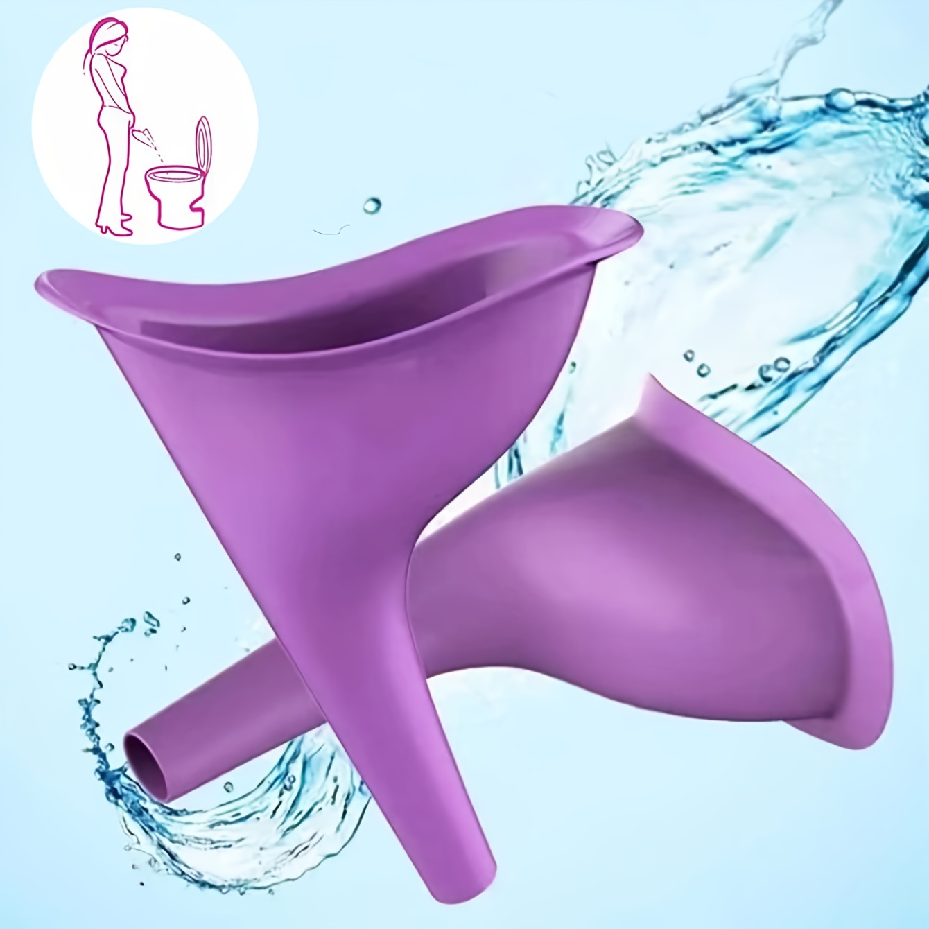 Unisex Mujer Masculino Reutilizable Dispositivo Orinal Portátil Viaje Móvil  Aseo Camping Pee Urinario Emergencia Al Aire Libre Sentado De Pie