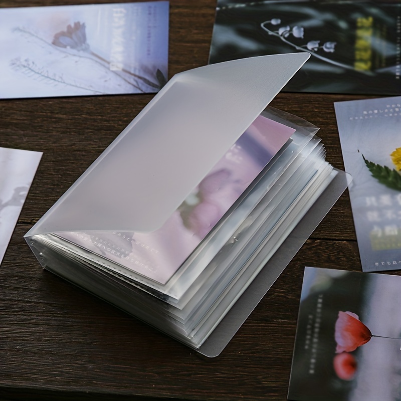  Postcard Album/Wallet with 20 Transparent Pages