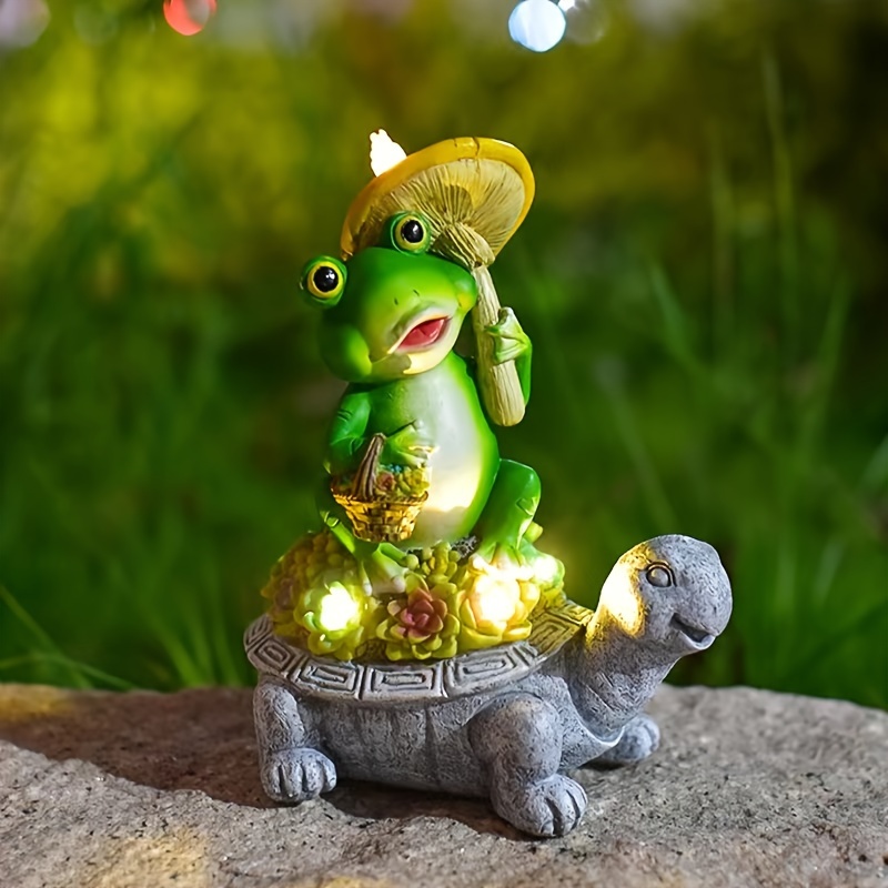 8pcs Glow Mini Frog Garden Decor, Luminous Frog Toys, Fluorescent Cute  Desktop Ornaments