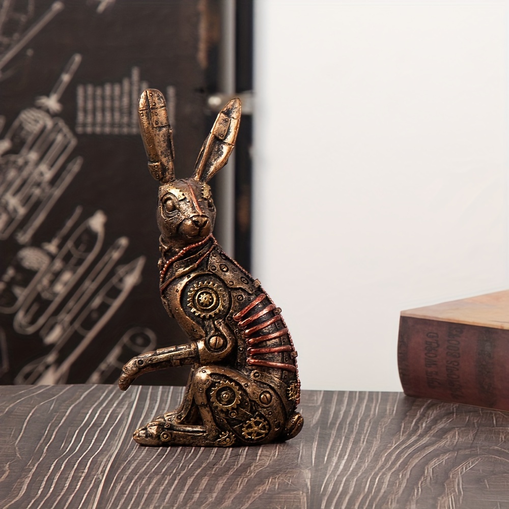 Jolie Statue de lapin pour l'intérieur de la voiture, décoration