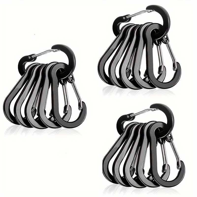 Carabiner Clip Set, Aluminium Alloy Hooks Buckle Carabiner Key