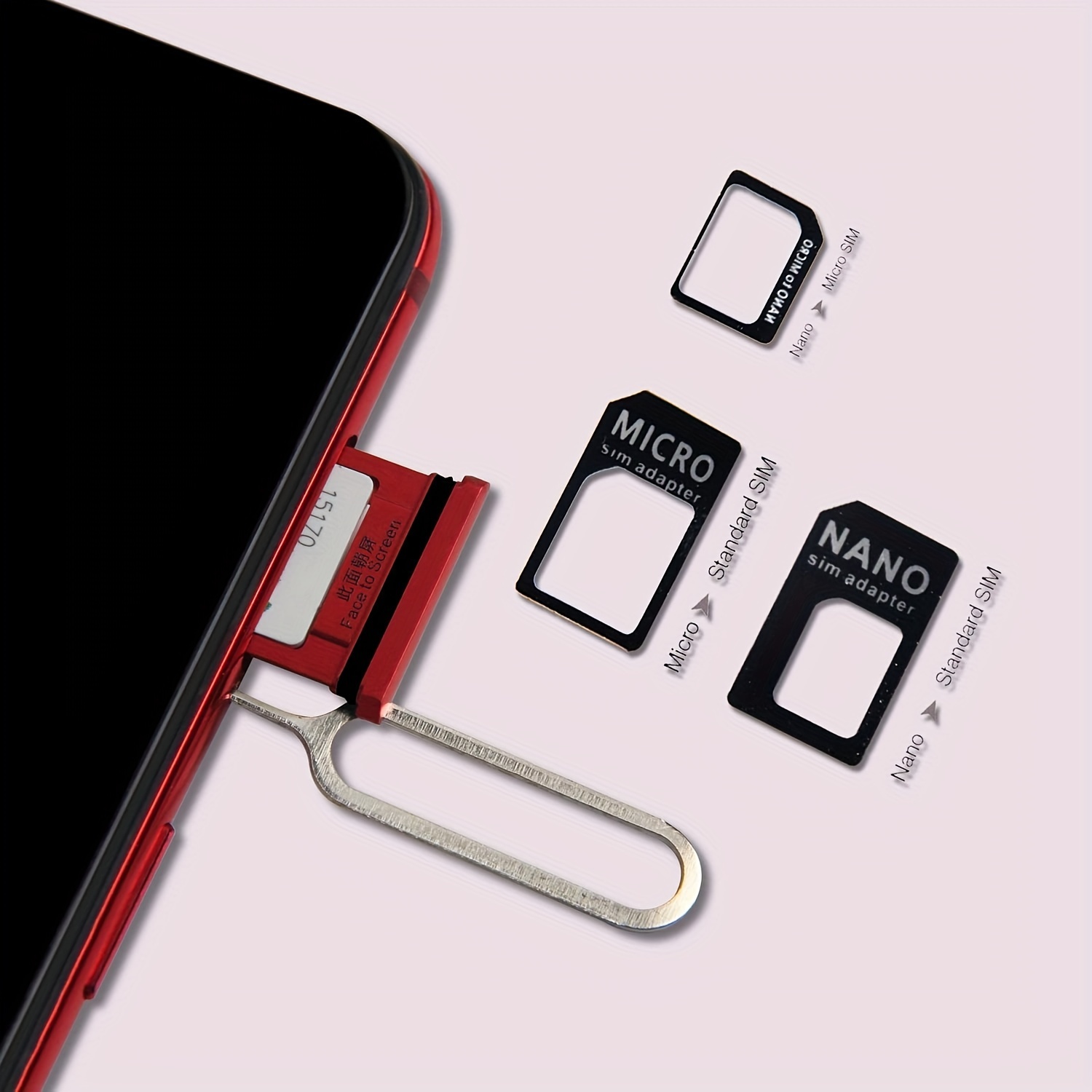 Liens téléphoniques: Adaptateur Nano Sim - Carte Nano Sim vers Micro Sim -  Adaptateur Sim Standard pour iPhone 5 4S 4