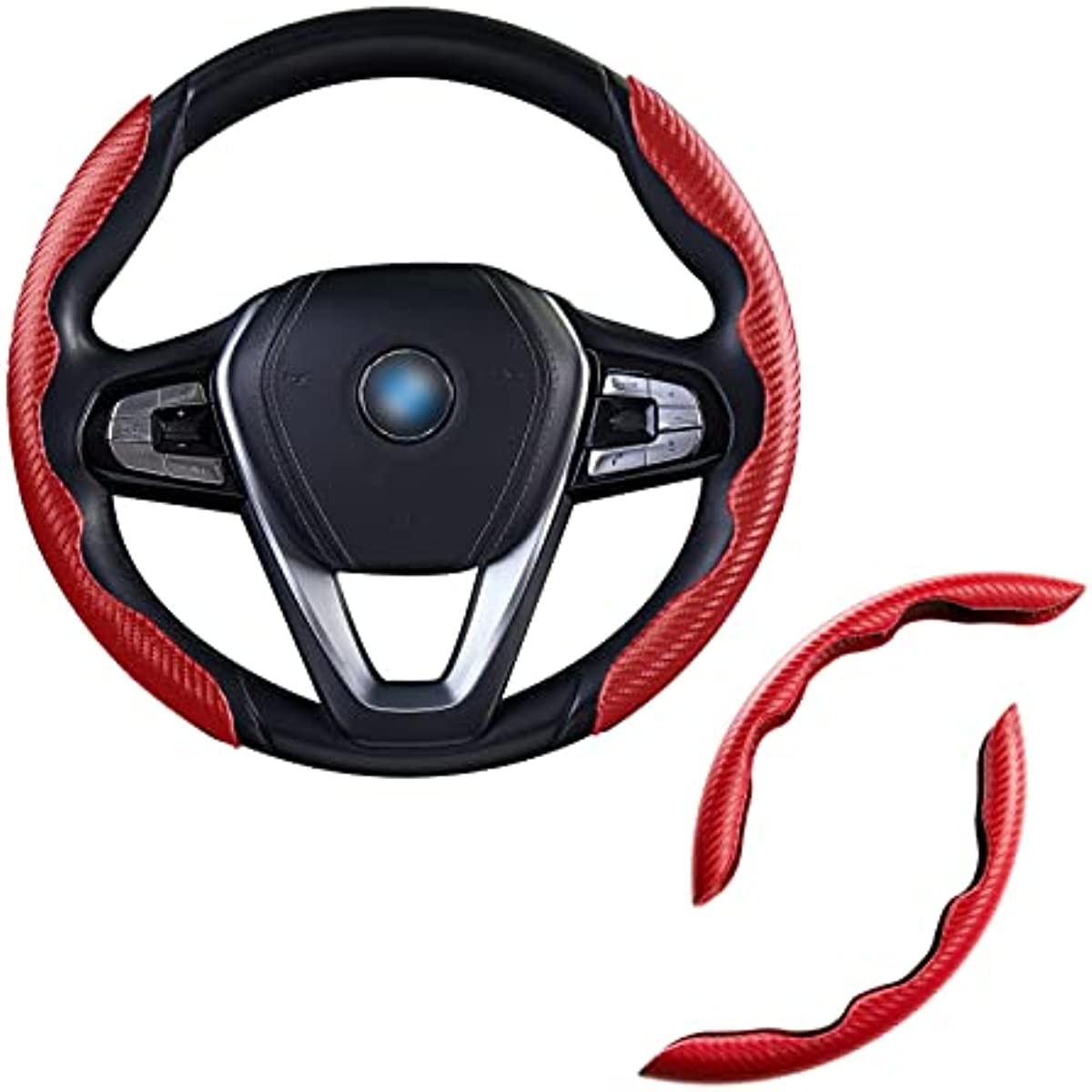 Carbon Fiber Steering Wheel Cover - Temu