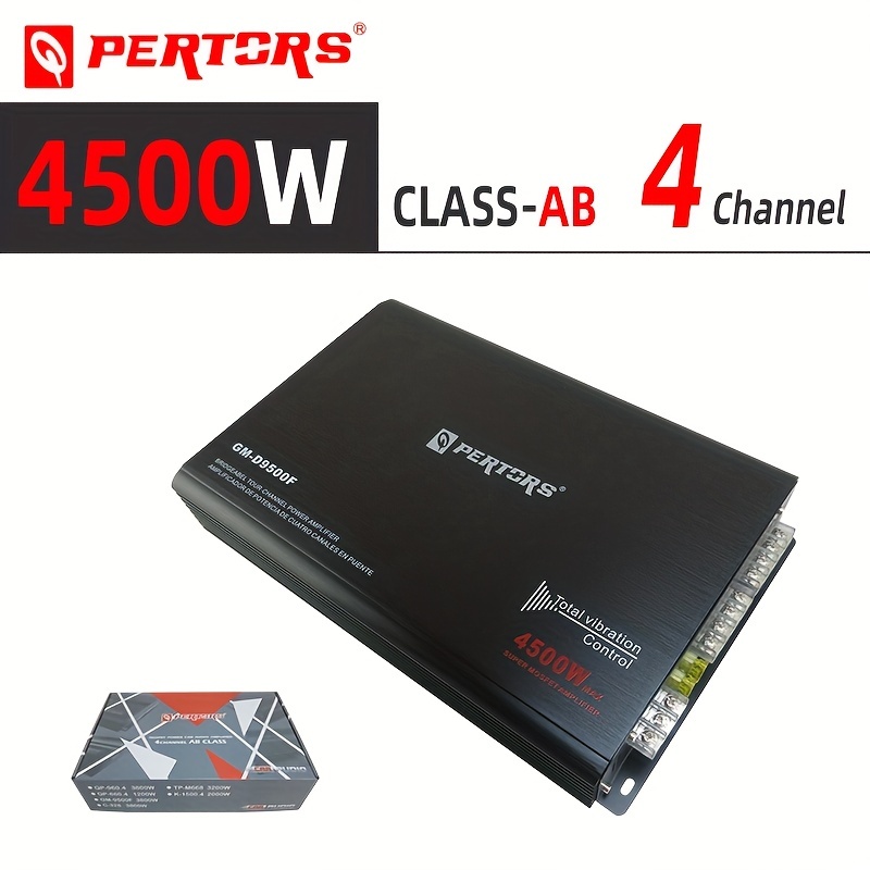 Meterk 4-Channel Car Audio Amplifier 7800W HiFi Class-D Stereo