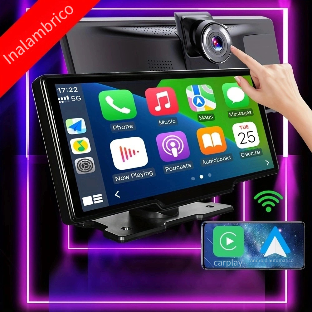 Hikity 2+64G Android Radio Coche 1 DIN GPS Bluetooth Radio 7 Pulgadas  Pantalla Táctil Car Stereo con Radio FM USB WiFi iOS/Android Enlace Espejo+  Cámara VisiónTrasera+Micrófono : : Electrónica