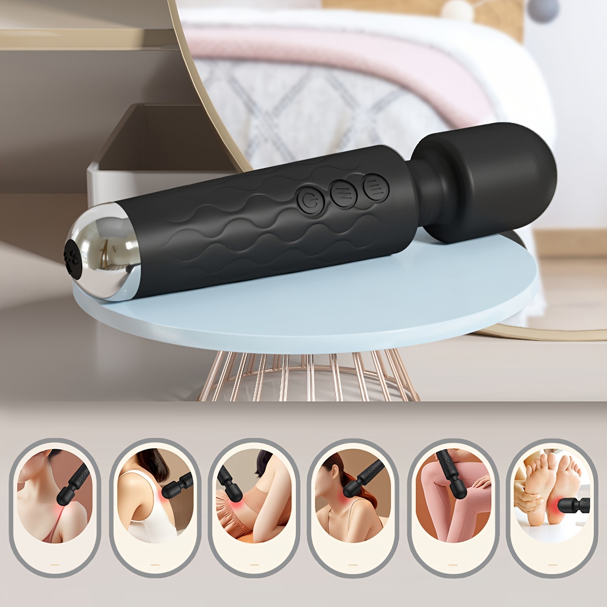 Personal Handheld Vibrating Massager Cordless Electric - Temu