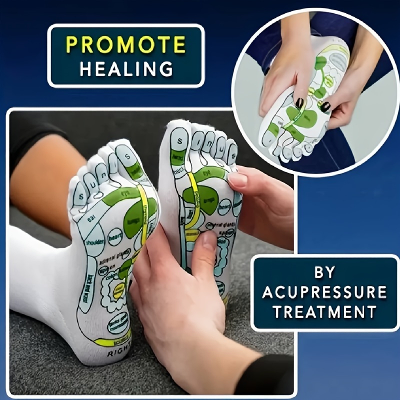 YOBEYI Foot Massage Mat Acupressure Mat Foot Reflexology Walking Toe Plate  Massage Pad Bathroom Mat Yoga Mat Anti-Slip Mat Outdoor Game 2 PCS (Yellow)