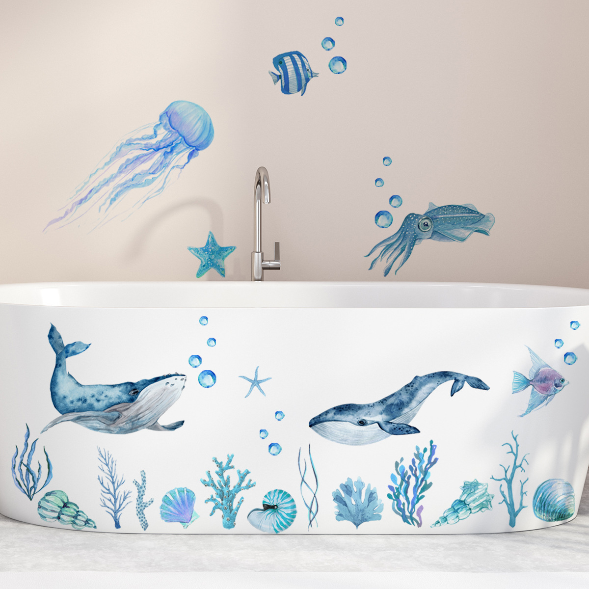 88 bolle arte della parete bagno decorazione della finestra