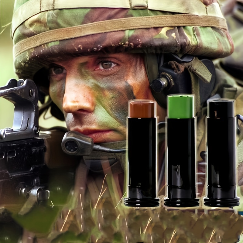 3 Colores Eye Black Stick Camo Body Paint Sticks Maquillaje - Temu