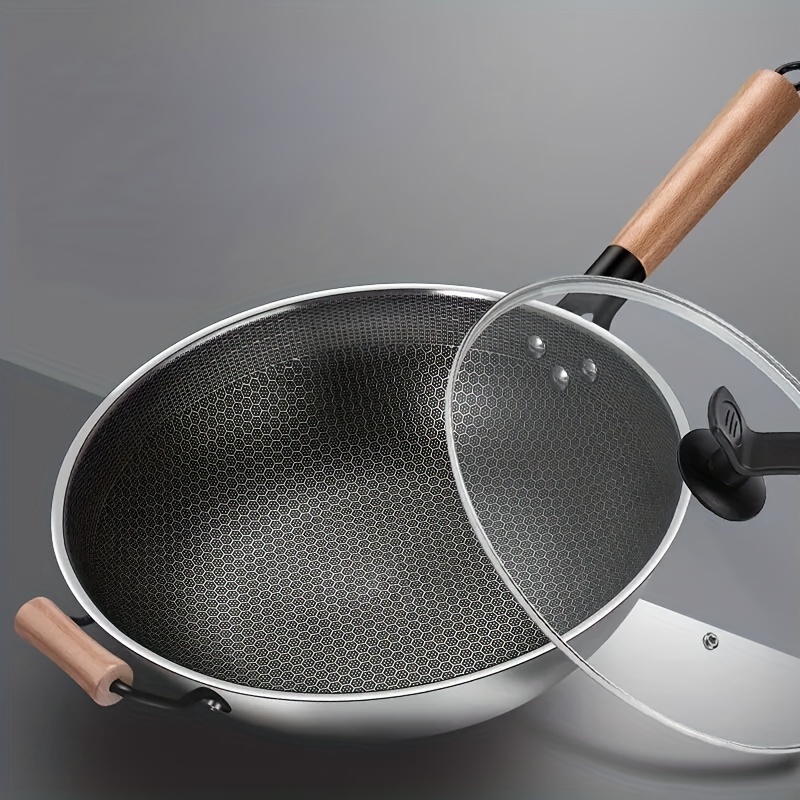 Clay Titanium Wok Micro Pressure Cooker Non stick Large - Temu