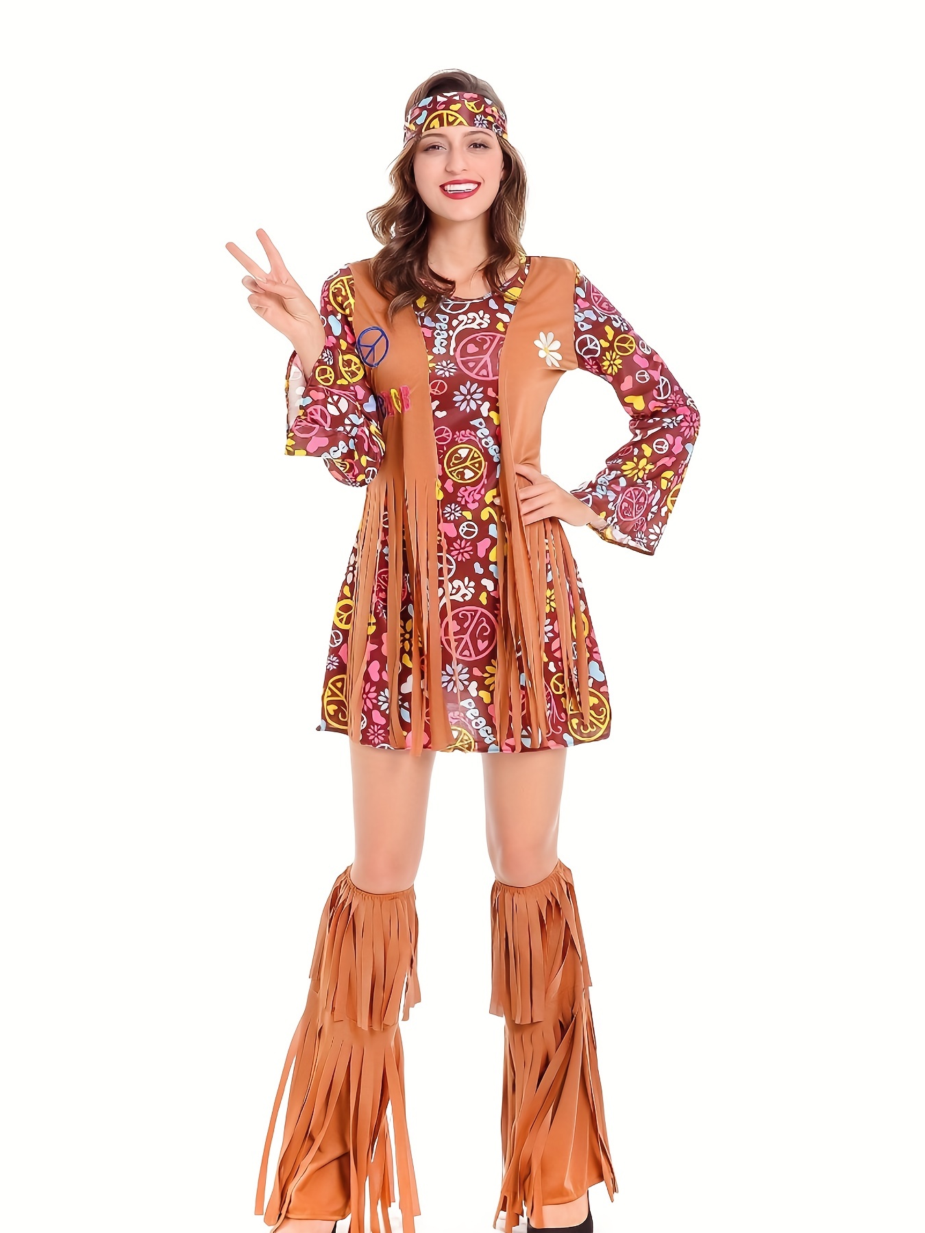 Hippie Costume Dress - Temu New Zealand