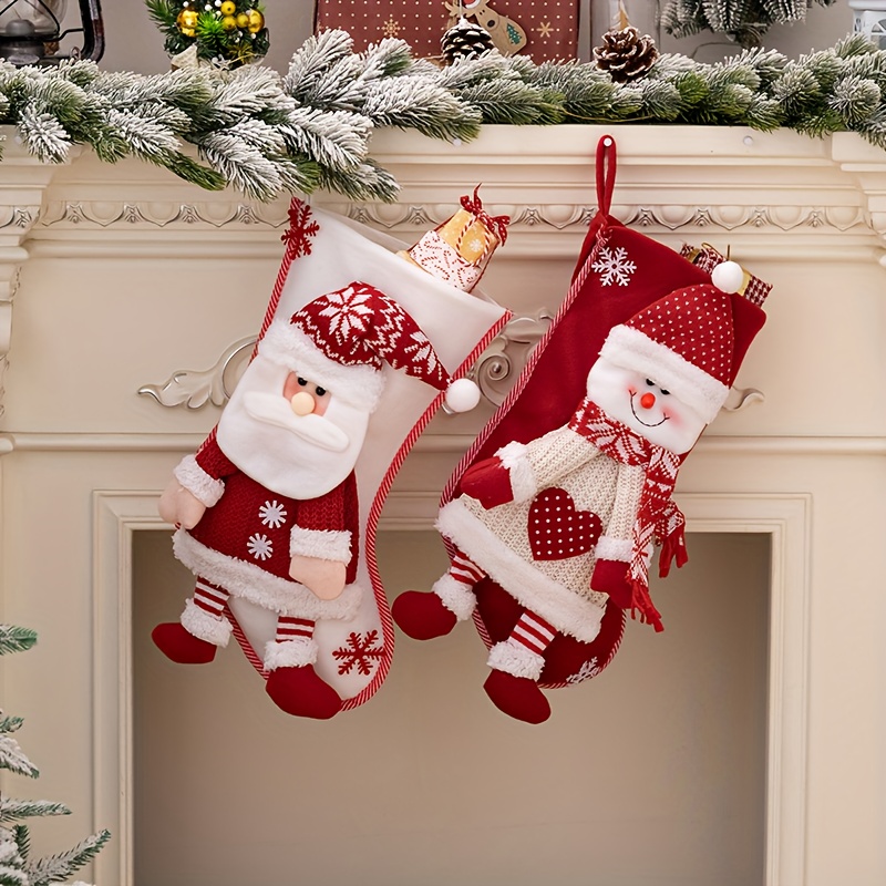 Calcetines Personalizados de Navidad de Papá Noel Lindo – santacalcetines