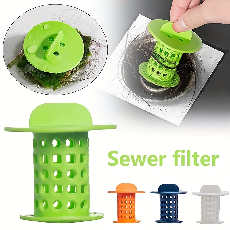 Bathroom Hair Catcher, Debris Filter, Hair Filter, Easy To Install And  Clean, For Bathroom Bathtub And Kitchen, Bathroom Accessories - Temu