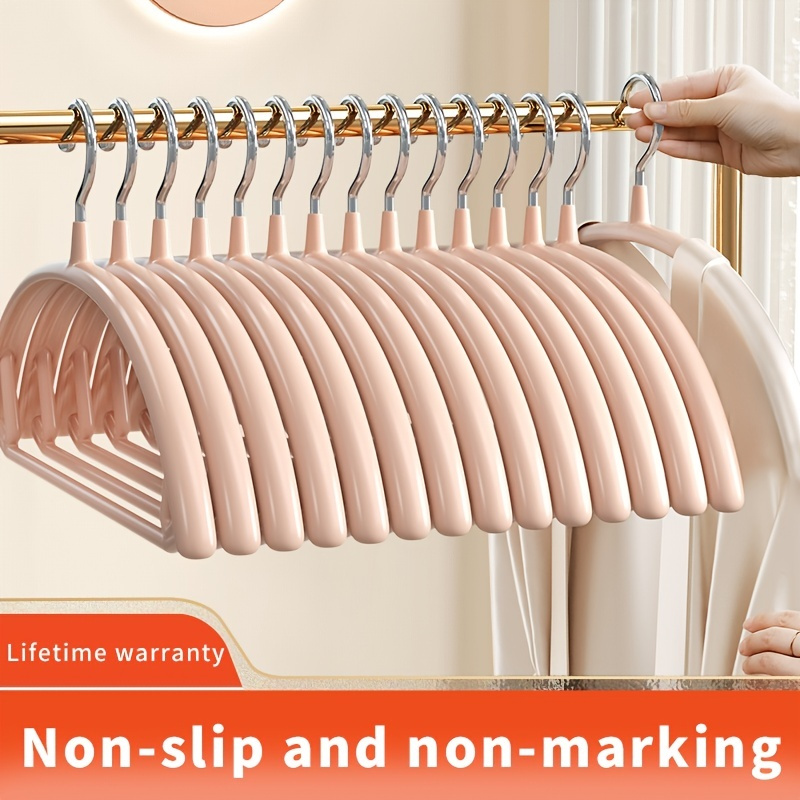 5 Packs Padded Hangers Anti Slip Satin Hangers No Shoulder Bump
