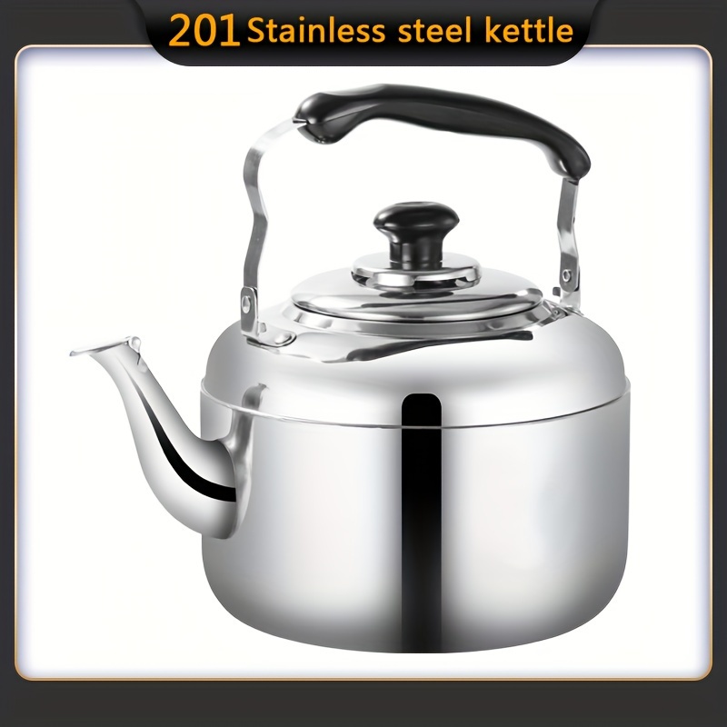 2.6/3.2qt Stainless Steel Teakettle Whistling Tea Kettle - Temu