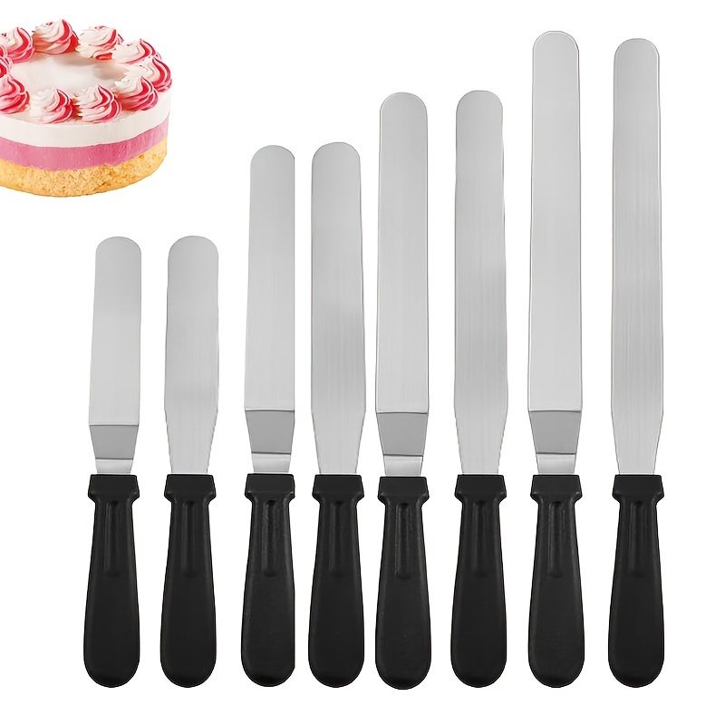 Rose et rose - Coupe-pâtisserie en plastique, spatule à gâteau, grattoir à  pâte, pain trapézoïdal, outils de