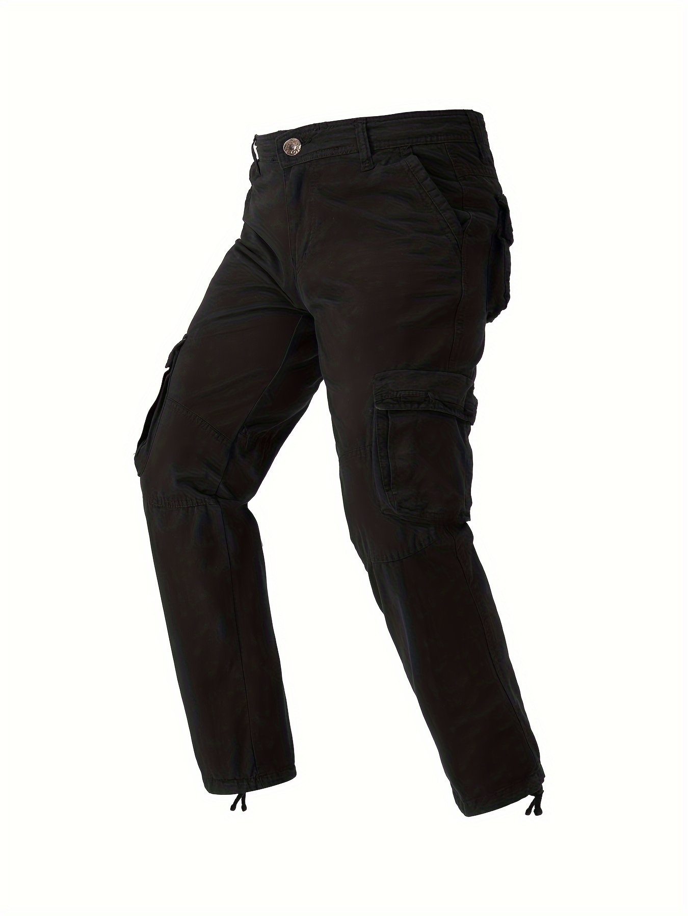 Pantalones Trabajo Multibolsillos Informales Versátiles Moda - Temu